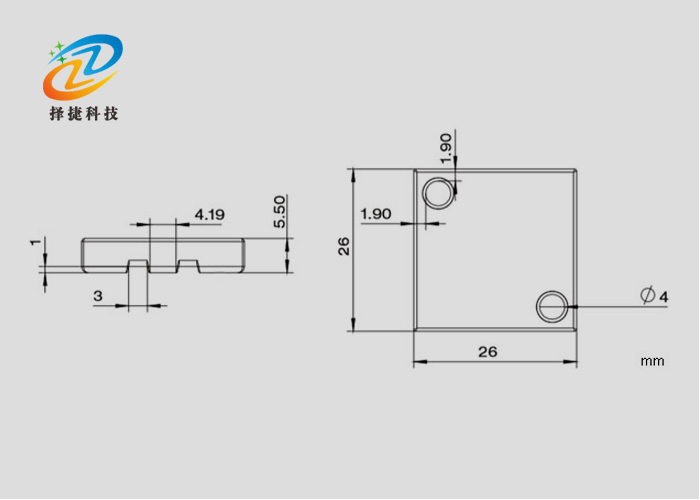 耐強酸堿抗金屬標簽ZJ2626剖析展示圖