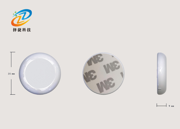 圓型有源工帽智能標簽ZJA-66實拍展示圖二