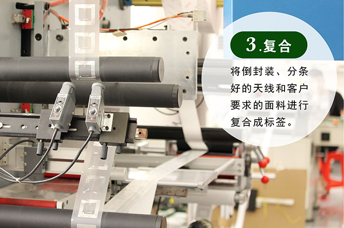 新零售抗液體RFID標(biāo)簽ZJ0101生產(chǎn)工藝之復(fù)合