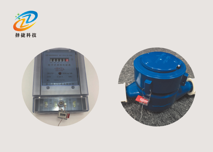 電子儀表封標簽ZJ-05E應用展示圖