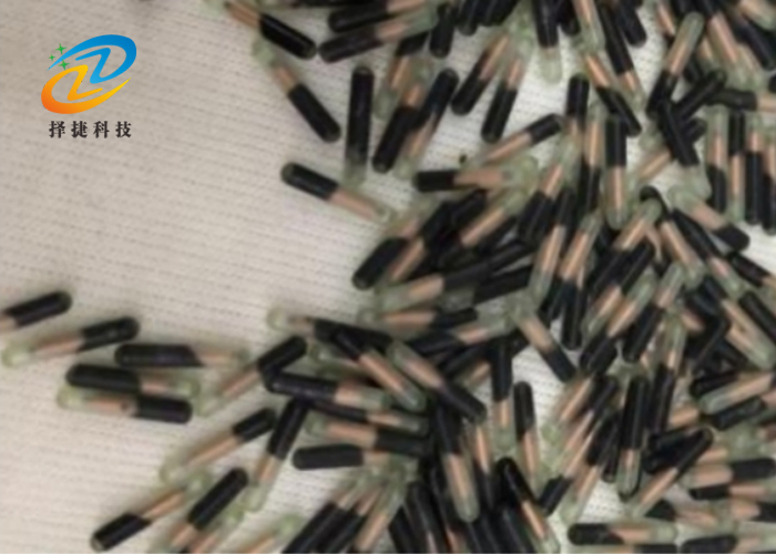 rfid玻璃管標簽ZJBLG0212B示意圖